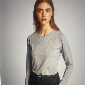 Classic Gray Long Sleeve Women's Tee